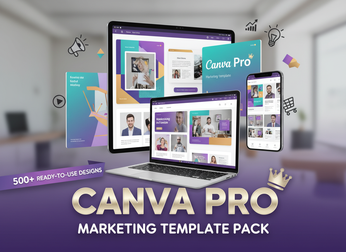 Canva Pro Marketing Template Pack
